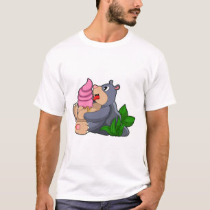 Mole met wafelijs t-shirt