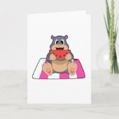 Mole met watermeloen.PNG Kaart (Voorkant)