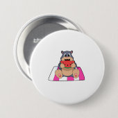 Mole met Watermelon.PNG Ronde Button 7,6 Cm (Voorkant /achterkant)