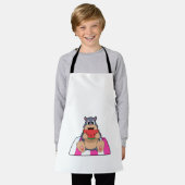 Mole met Watermelon.PNG Schort (Gedragen)