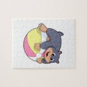 Mole met waterpolo.PNG Legpuzzel (Horizontaal)