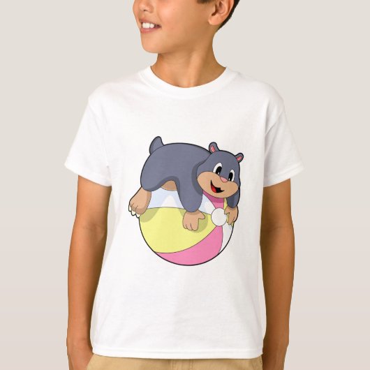Mole met waterpolo.PNG T-shirt (Voorkant)