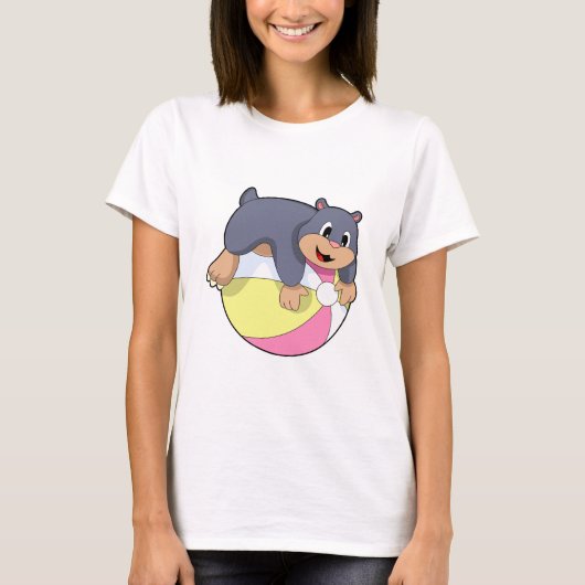 Mole met waterpolo.PNG T-shirt (Voorkant)