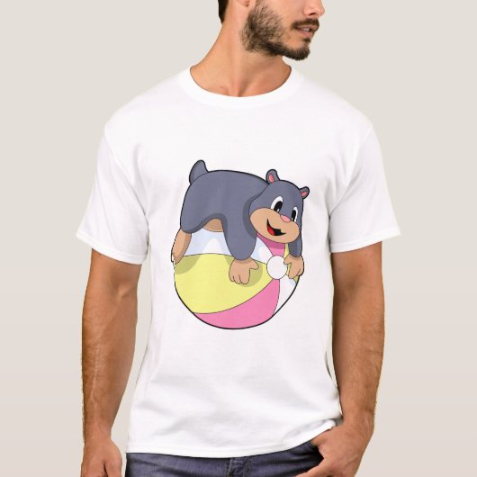 Mole met waterpolo.PNG T-shirt (Voorkant)
