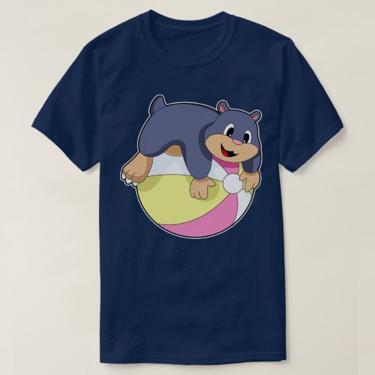 Mole met waterpolo t-shirt (Design voorkant)