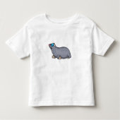Mole met zonnebril kinder shirts (Voorkant)