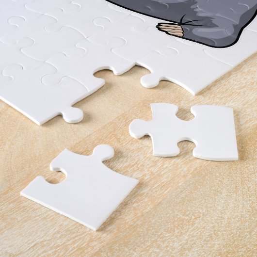 Mole met zonnebril legpuzzel (Zijkant)