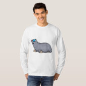 Mole met zonnebril t-shirt (Voorkant volledig)