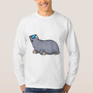 Mole met zonnebril t-shirt
