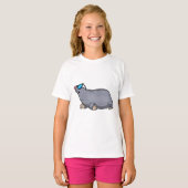 Mole met zonnebril t-shirt (Voorkant volledig)