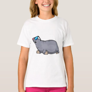 Mole met zonnebril t-shirt