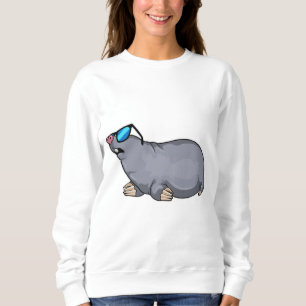 Mole met zonnebril trui