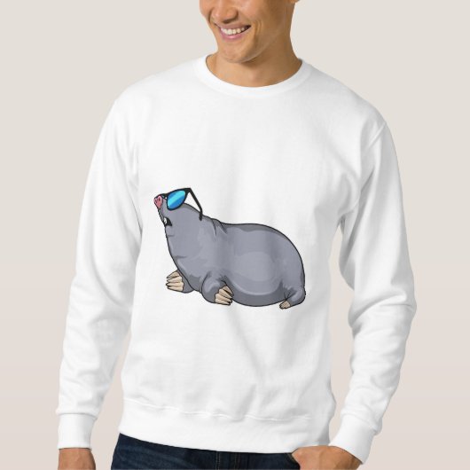 Mole met zonnebril trui (Voorkant)