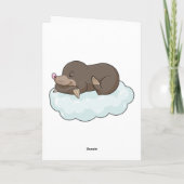 Mole op Clouds Kaart (Achterkant)