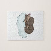 Mole op Clouds Legpuzzel (Horizontaal)