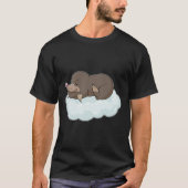 Mole op Clouds T-shirt (Voorkant)
