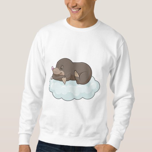 Mole op Clouds Trui (Voorkant)