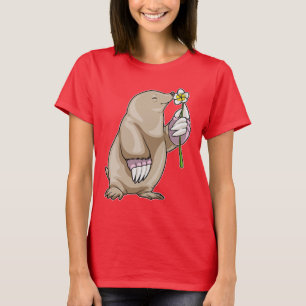 Mole Plumeria Flower T-shirt