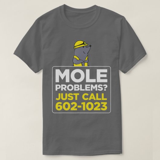 Mole Problems Just Call Avogadros Number  T-shirt (Design voorkant)