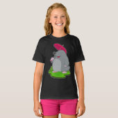Mole Raining Umbrella T-shirt (Voorkant volledig)