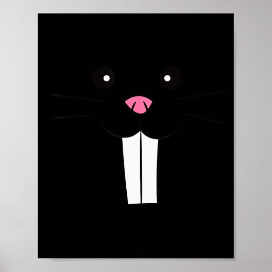Mole Rat Costume Mole Disguise Funny Mole Poster (Voorkant)