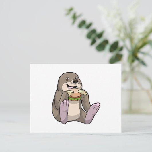 Mole Restaurant Burger Briefkaart (Staand voorkant)