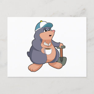 Mole Shovel Briefkaart
