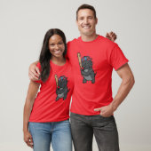 Mole speelt honkbal dier heuvel cadeau t-shirt (Unisex)