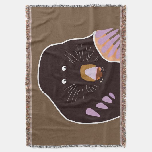 Mole Throw Blanket Deken (Voorkant Verticaal)