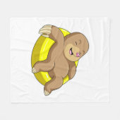 Mole tijdens het zwemmen met Lifebuoy Fleece Deken (Voorkant (Horizontaal))