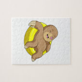 Mole tijdens het zwemmen met Lifebuoy Legpuzzel (Horizontaal)