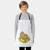 Mole tijdens het zwemmen met Lifebuoy Schort (Gedragen)