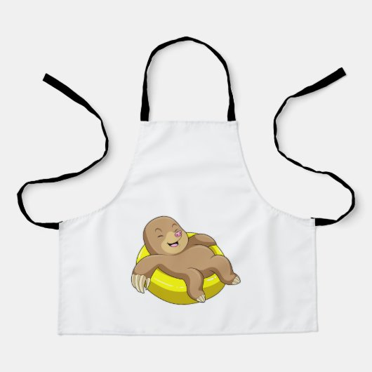 Mole tijdens het zwemmen met Lifebuoy Schort (Voorkant)