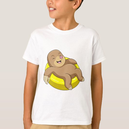 Mole tijdens het zwemmen met Lifebuoy T-shirt (Voorkant)