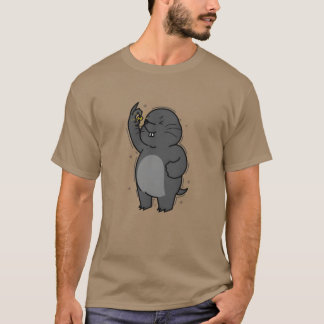 Mole vindt Nugget Animal Mound grappig T-shirt