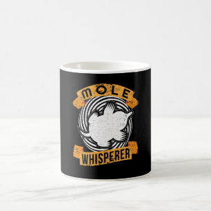 Mole Whisperer Cute Garden Gardener Mole Koffiemok