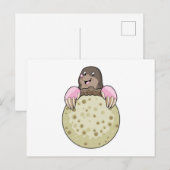 Mole with Moon Briefkaart (Voorkant / Achterkant)