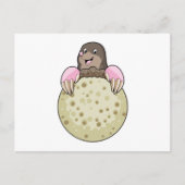 Mole with Moon Briefkaart (Voorkant)