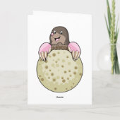 Mole with Moon Kaart (Achterkant)