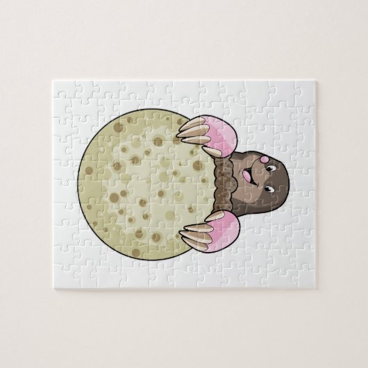 Mole with Moon Legpuzzel (Horizontaal)