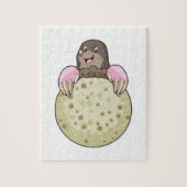 Mole with Moon Legpuzzel (Verticaal)