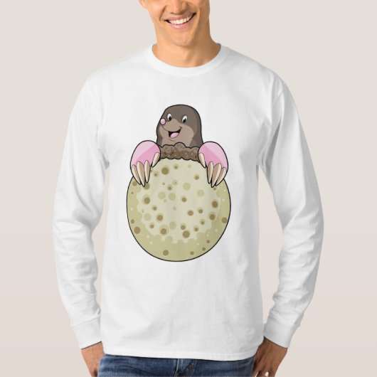 Mole with Moon T-shirt (Voorkant)