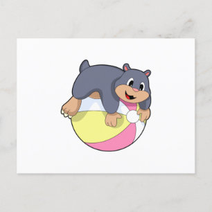 Mole with Water polo.PNG Briefkaart
