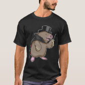 Mole Wizard Toverstaf T-shirt (Voorkant)