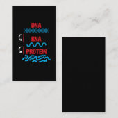 Moleculaire biologie DNA-RNA-eiwitcelbiologie Visitekaartje (Voorkant / Achterkant)