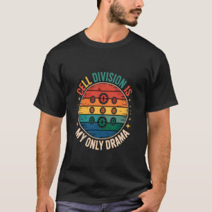Moleculaire Biologie Retro Mitosis Humor Nerd Cel T-shirt