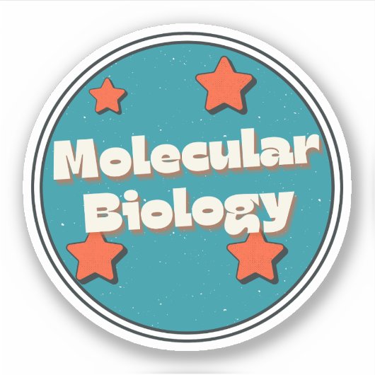 Moleculaire biologie sticker (Voorkant)