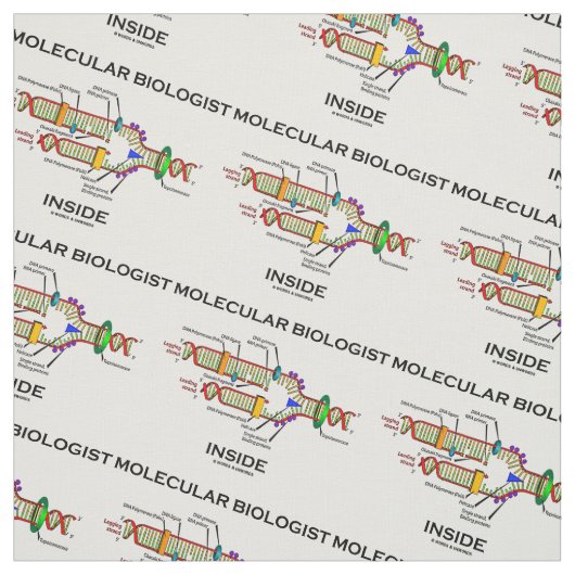 Moleculaire bioloog in DNA-replicatie Stof (Swatch)