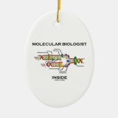 Moleculaire bioloog Inside (DNA-replicatie) Keramisch Ornament (Voorkant)