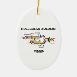Moleculaire bioloog Inside (DNA-replicatie) Keramisch Ornament